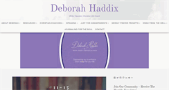 Desktop Screenshot of deborahhaddix.com